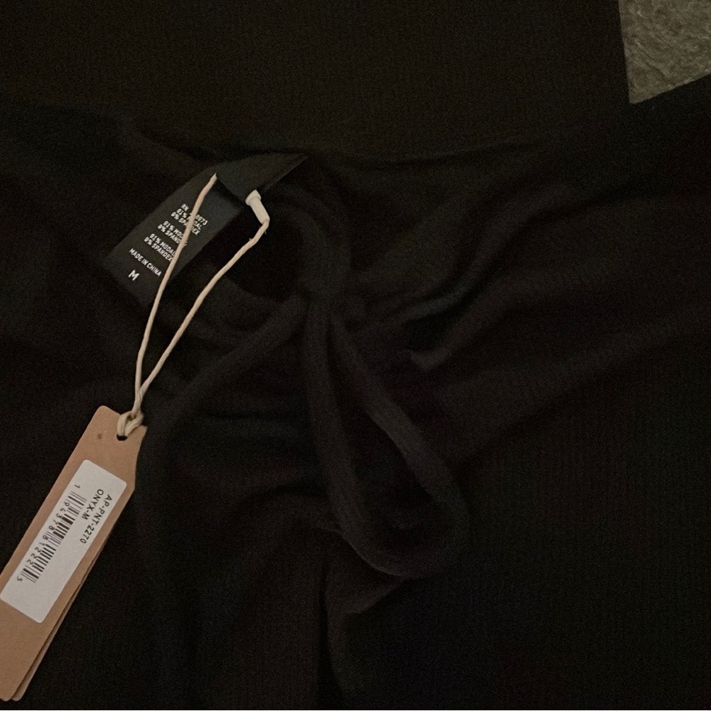 SKIMS SOFT LOUNGE RUCHED PANT/ONYX